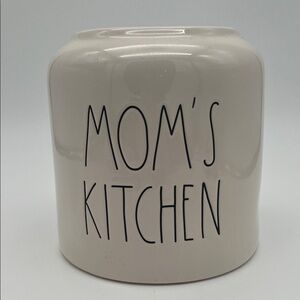 Rae Dunn White Ceramic 'Mom's Kitchen' Canister Artisan Collection by Magenta